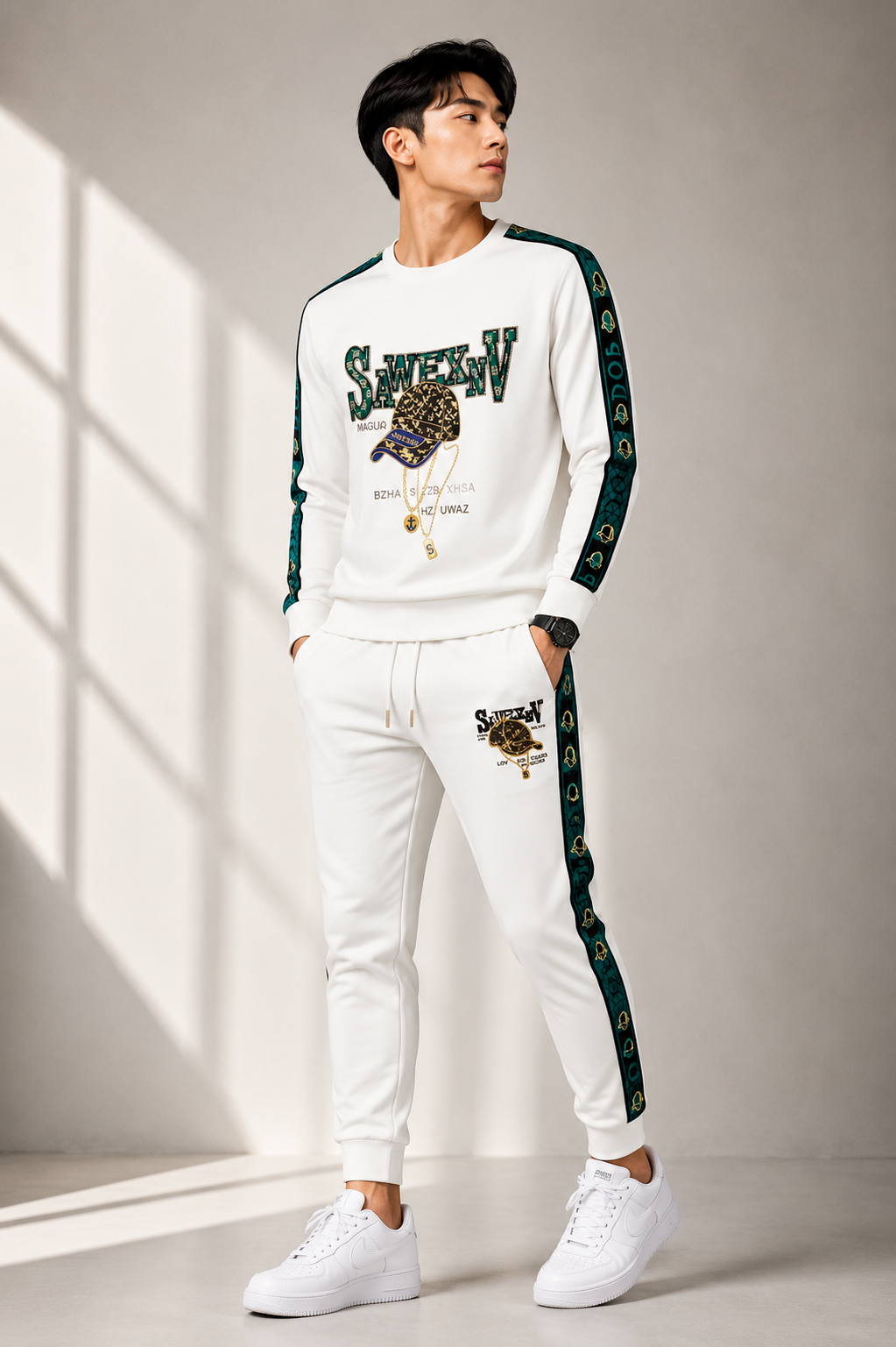 Cotton Tshirt and Trouser Set
