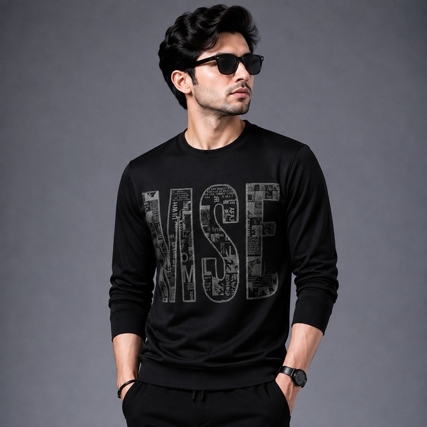 Polyester Full Sleeve Tshirt For Men