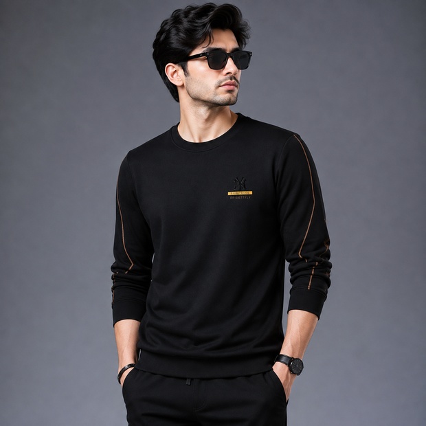Polyester Full Sleeve Tshirt For Men
