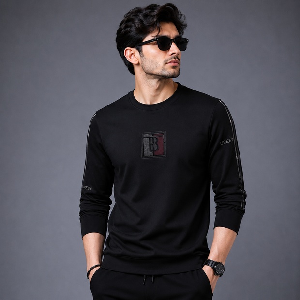 Polyester Full Sleeve Tshirt For Men