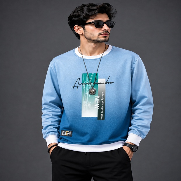 Polyester Full Sleeve Tshirt For Men